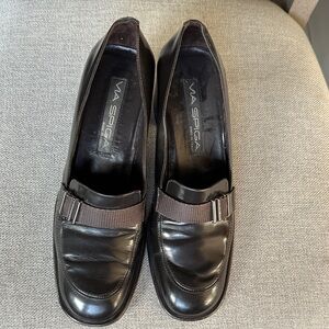 Via Spiga Dark Brown Loafers